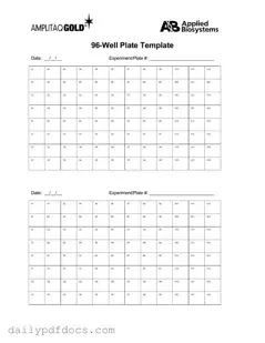 Fill Your 96 Well Form