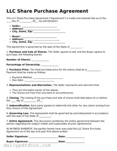 Free LLC Share Purchase Agreement Template