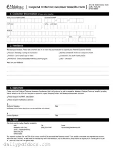 Fill Your Melaleuca Cancellation Form