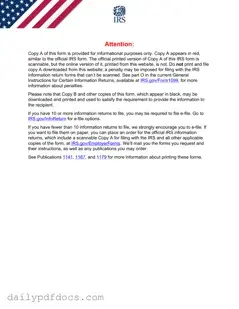Fill Your IRS 1099-MISC Form