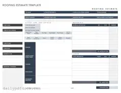 Fill Your Roofing Estimate Form