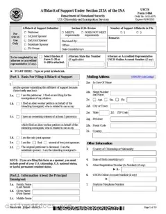 Fill Your USCIS I-864 Form